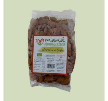 ALMENDRA COMUNA PELADA ECOLOGICA 400 GR.