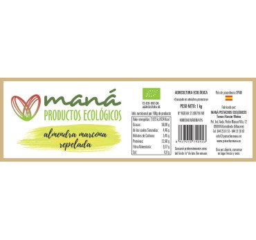 ALMENDRA REPELADA Bolsa 1000 gr.